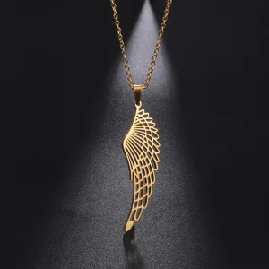 2025 Seraph ange aile pendentif collier pour femmes en… – Éclat…