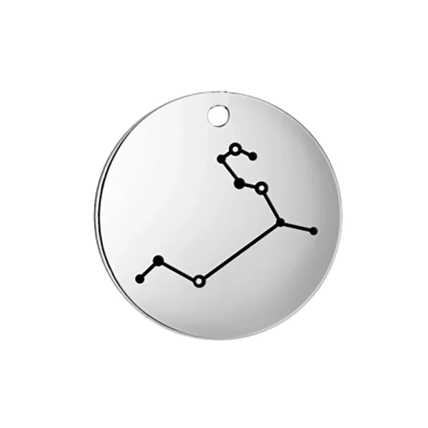 Breloques du Zodiaque en Acier Inoxydable pour Bijoux,… – Lueur… – Image 9