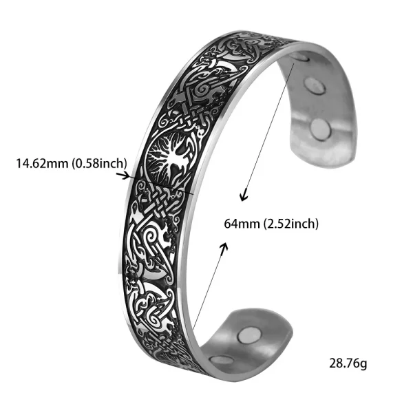 Bracelet en Acier Inoxydable pour Homme et Femme,… – Chant des… – Image 9