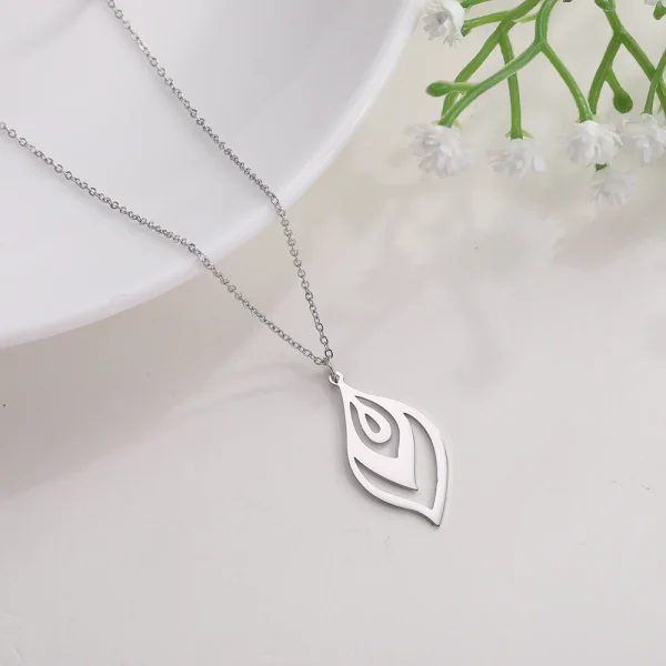 Collier pendentif en forme de cuir chevelu pour femme,… – Rune… – Image 5