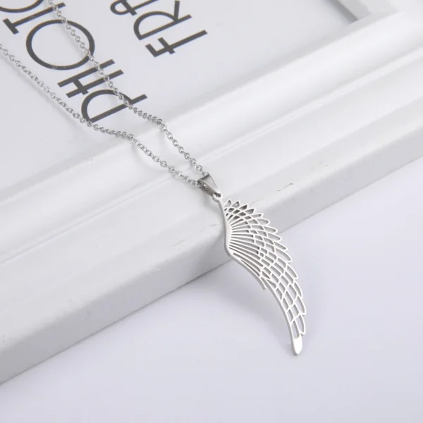 2025 Seraph ange aile pendentif collier pour femmes en… – Éclat… – Image 20