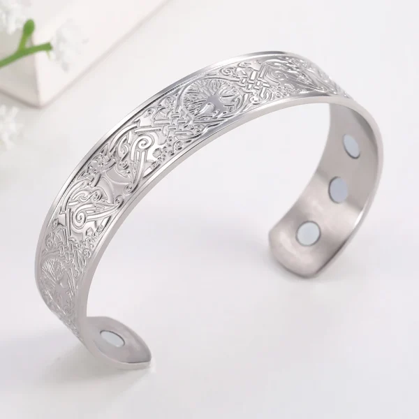 Bracelet en Acier Inoxydable pour Homme et Femme,… – Chant des… – Image 4