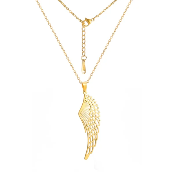 2025 Seraph ange aile pendentif collier pour femmes en… – Éclat… – Image 7