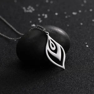 Collier pendentif en forme de cuir chevelu pour femme,… – Rune…