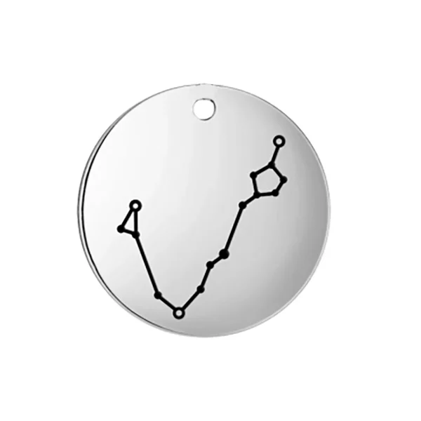 Breloques du Zodiaque en Acier Inoxydable pour Bijoux,… – Lueur… – Image 15