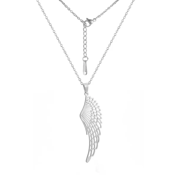 2025 Seraph ange aile pendentif collier pour femmes en… – Éclat… – Image 9
