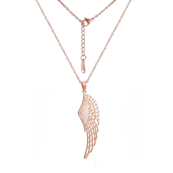2025 Seraph ange aile pendentif collier pour femmes en… – Éclat… – Image 8