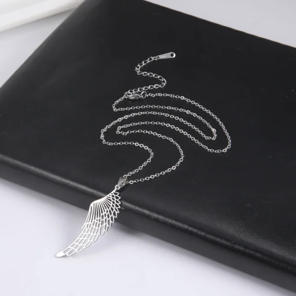 2025 Seraph ange aile pendentif collier pour femmes en… – Éclat… – Image 23