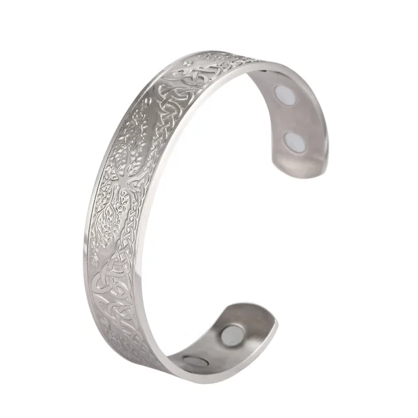 Bracelet en Acier Inoxydable pour Homme et Femme,… – Chant des… – Image 3