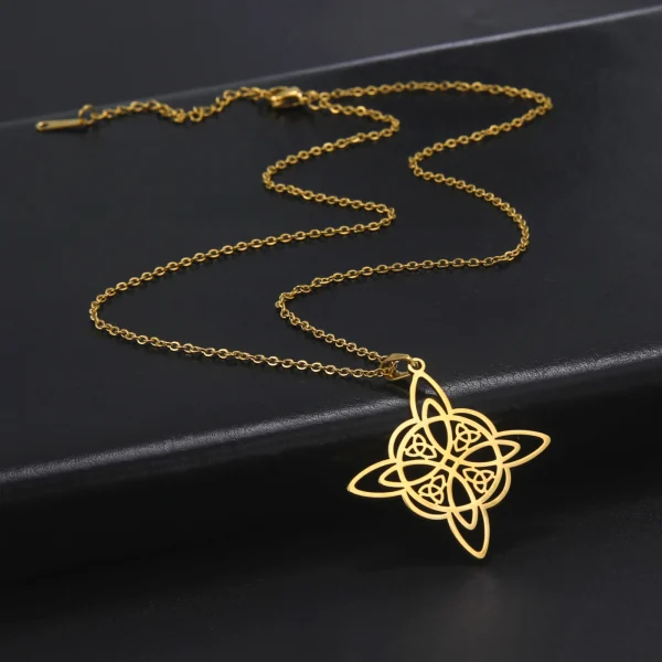 Collier pendentif nœud de sorcière pour femme, tour de… – Chant… – Image 6