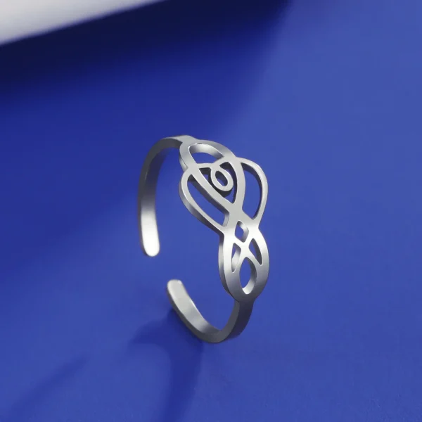 bague Vintage avec nœud celtique irlandais pour… – Chant des… – Image 18