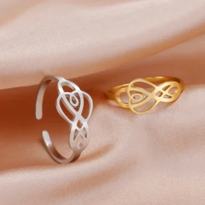 bague Vintage avec nœud celtique irlandais pour… – Chant des…