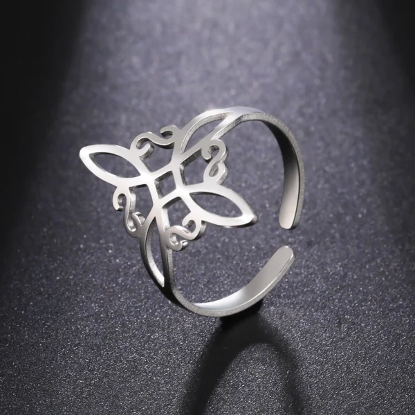 Wicca Witchcraft Witch Knot Necklace Stainless Steel… – Éclat… – Image 14