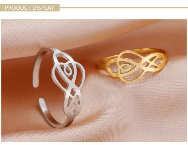 bague Vintage avec nœud celtique irlandais pour… – Chant des… – Image 17