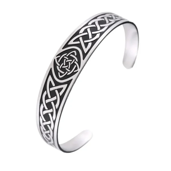 Bracelets en acier inoxydable Valknut Triskelion… – Rune de… – Image 14