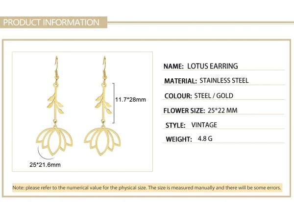 Boucles d'oreilles pendantes en acier inoxydable … – Ailes… – Image 10