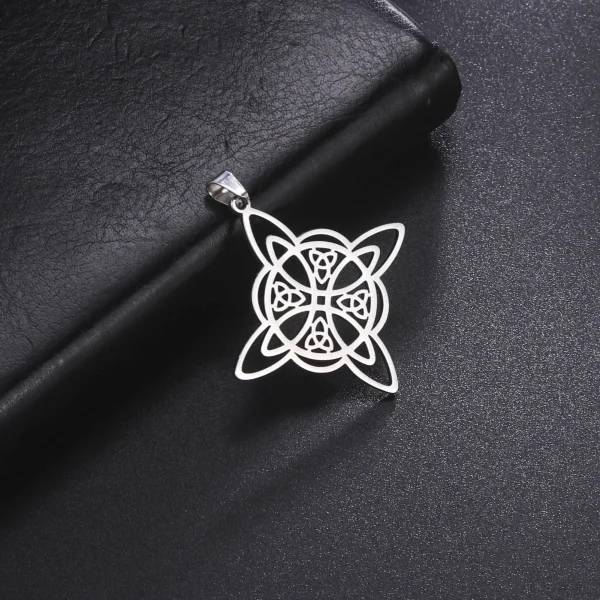 Witch Knot Charms for Necklace Jewelry Making Stainless… – Rune… – Image 20
