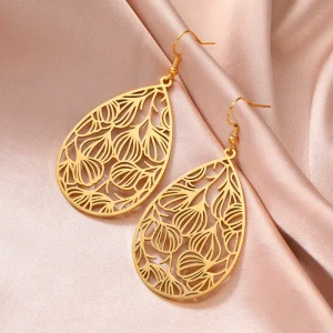 Boucles d'Oreilles Bohème Filig123 en Forme de Goutte… – Ailes…