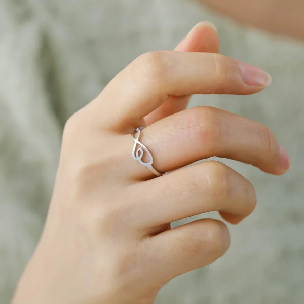 bague Vintage avec nœud celtique irlandais pour… – Chant des… – Image 20