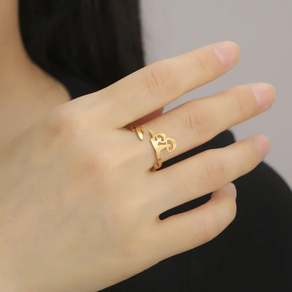 Cute Sweet Mushroom Rings Open Adjustable Women… – Rune de… – Image 6