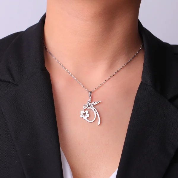 Colliers avec pendentif fleur de colibri pour femmes et filles,… – Image 11