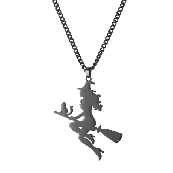 Collier pendentif elfe nickel é pour femmes et filles,… – Éclat… – Image 13