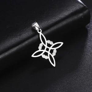 Witch Knot Charms for Necklace Jewelry Making Stainless… – Rune…