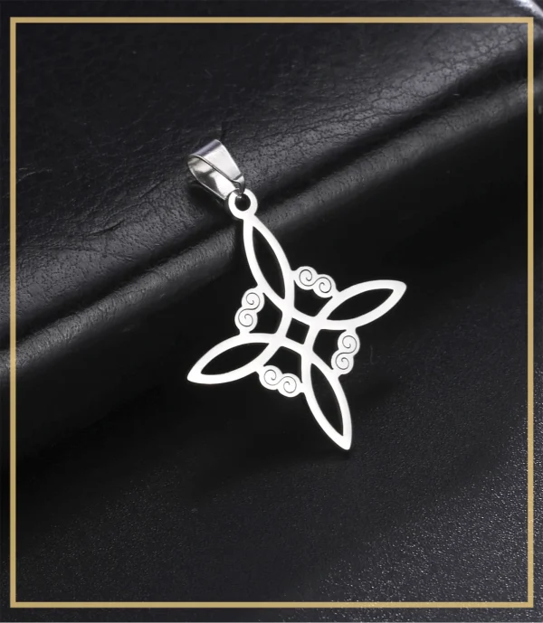 Witch Knot Charms for Necklace Jewelry Making Stainless… – Rune… – Image 13