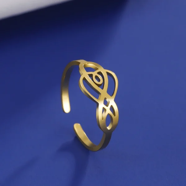bague Vintage avec nœud celtique irlandais pour… – Chant des… – Image 19